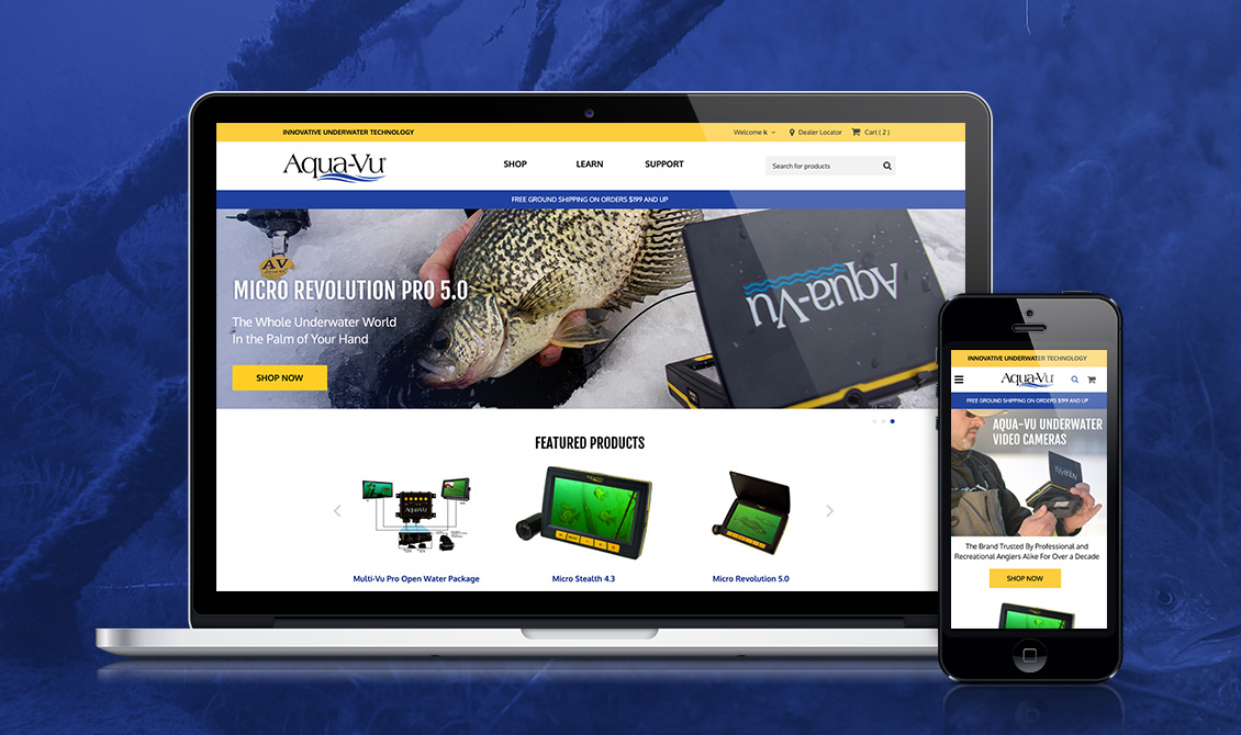 Aqua-Vu SuiteCommerce web store